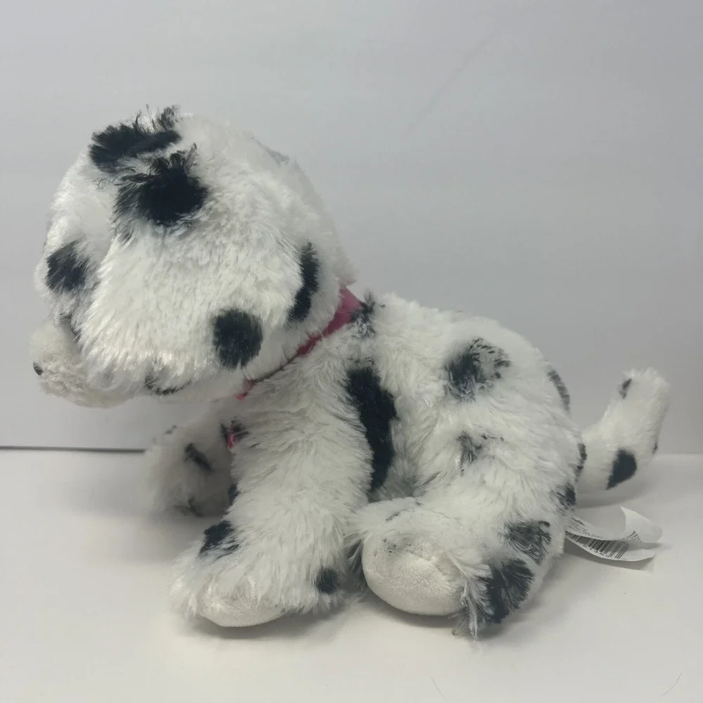 Barbie Dalmatian Barking Dog Plush White puppy Stuffed Animal Toy